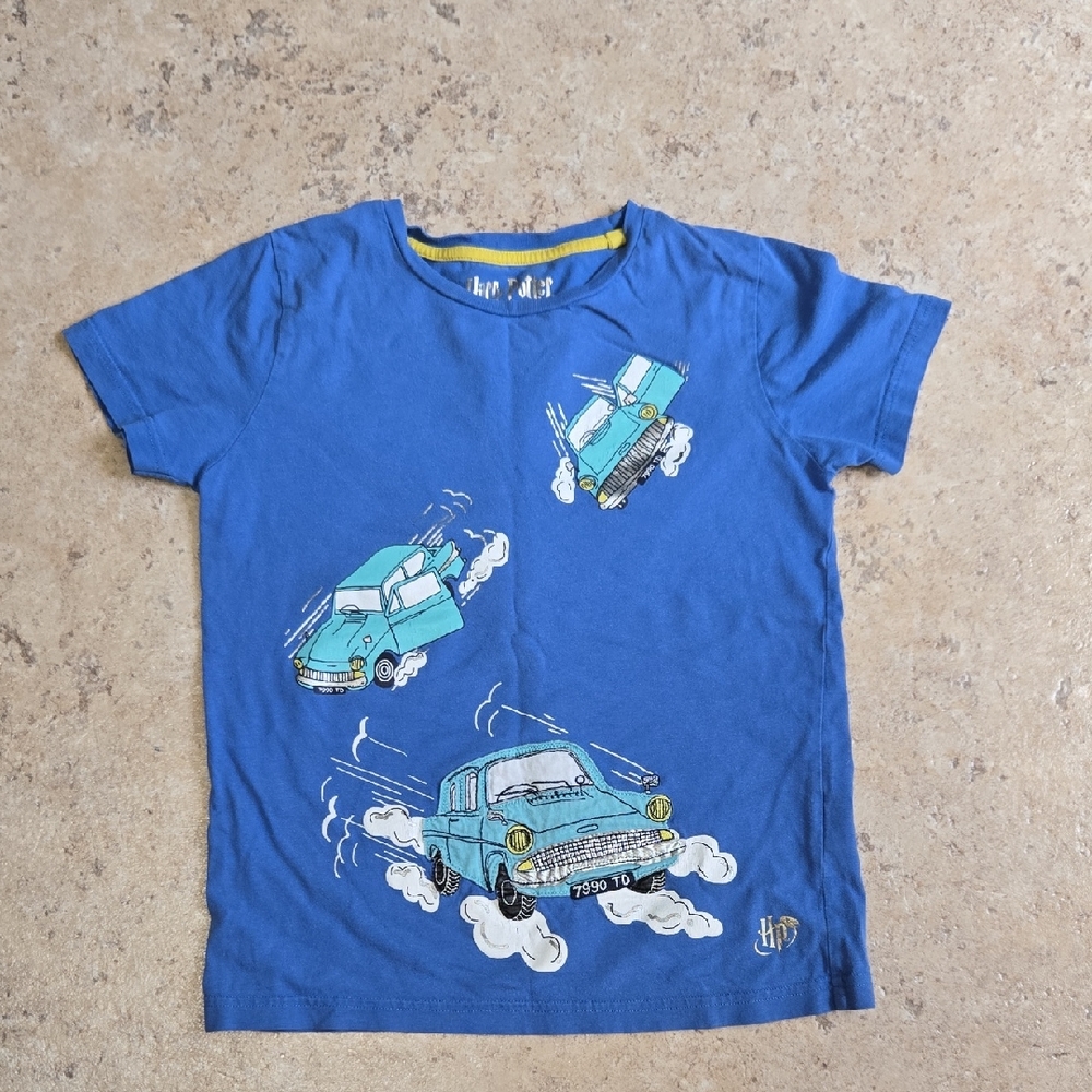 Mini Boden HARRY POTTER Flying Car  T-Shirt